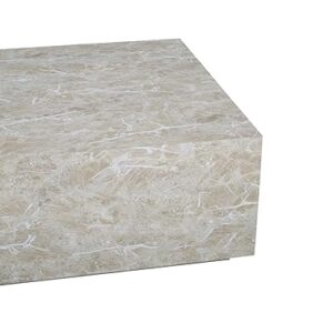 Modern Furniture Omani Engineered Wood Coffee Table 39x29x14 inches Coffee Table - Modern Rectangular Center Table - Image 4