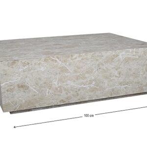 Modern Furniture Omani Engineered Wood Coffee Table 39x29x14 inches Coffee Table - Modern Rectangular Center Table - Image 7