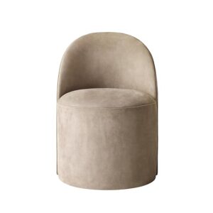 Stylish Cocoon Cozy Comfort Chair - Upholstered Armless Chair for Small Apartments - Image 4
