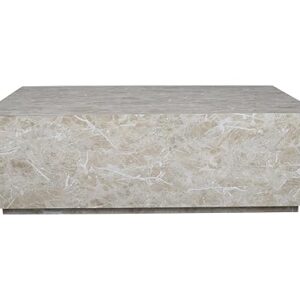 TANUSH FURNITURES Modern Furniture Omani Engineered Wood Coffee Table 39x29x14 inches Coffee Table - Modern Rectangular Center Table - Image 2